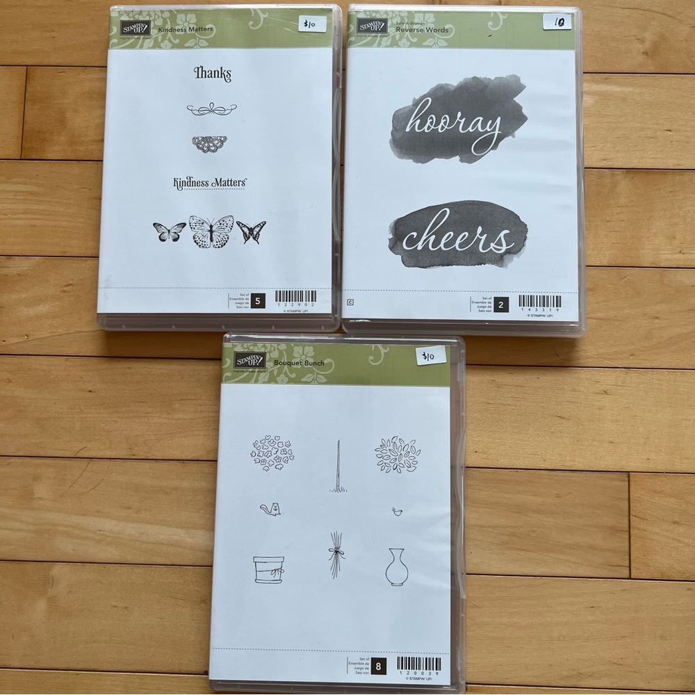 Lot of Stampin’ Up stamp sets